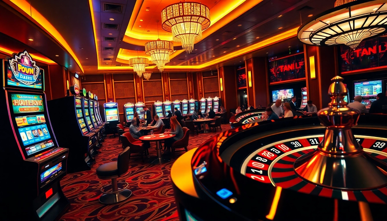 Experience the excitement of okfun casino with vibrant slot machines and thrilling games.